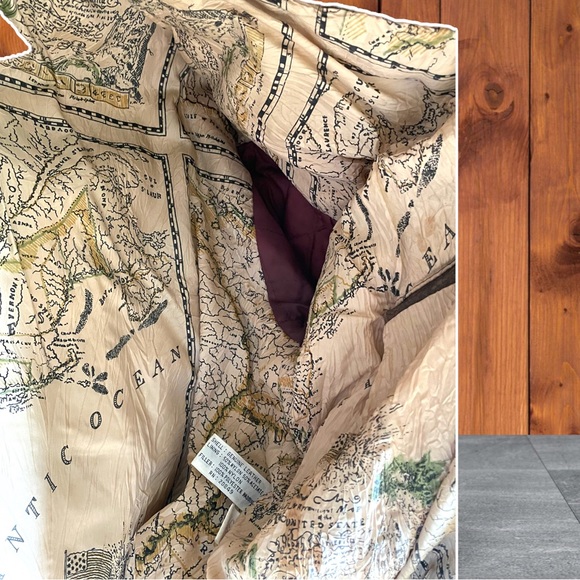 Vintage Phase 2 Men’s Bomber Jacket “100% Genuine Leather and Mapped Lining” - Picture 6 of 12